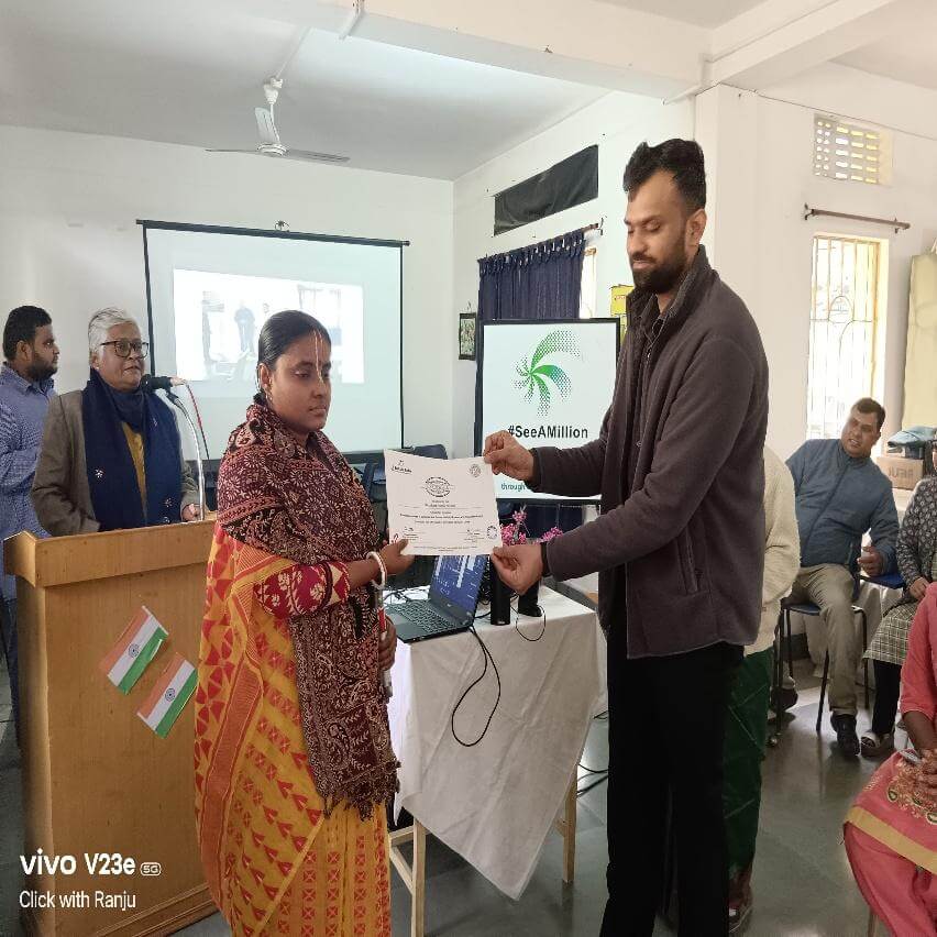Image of Certificate Distribution at Prerana Educational Centre